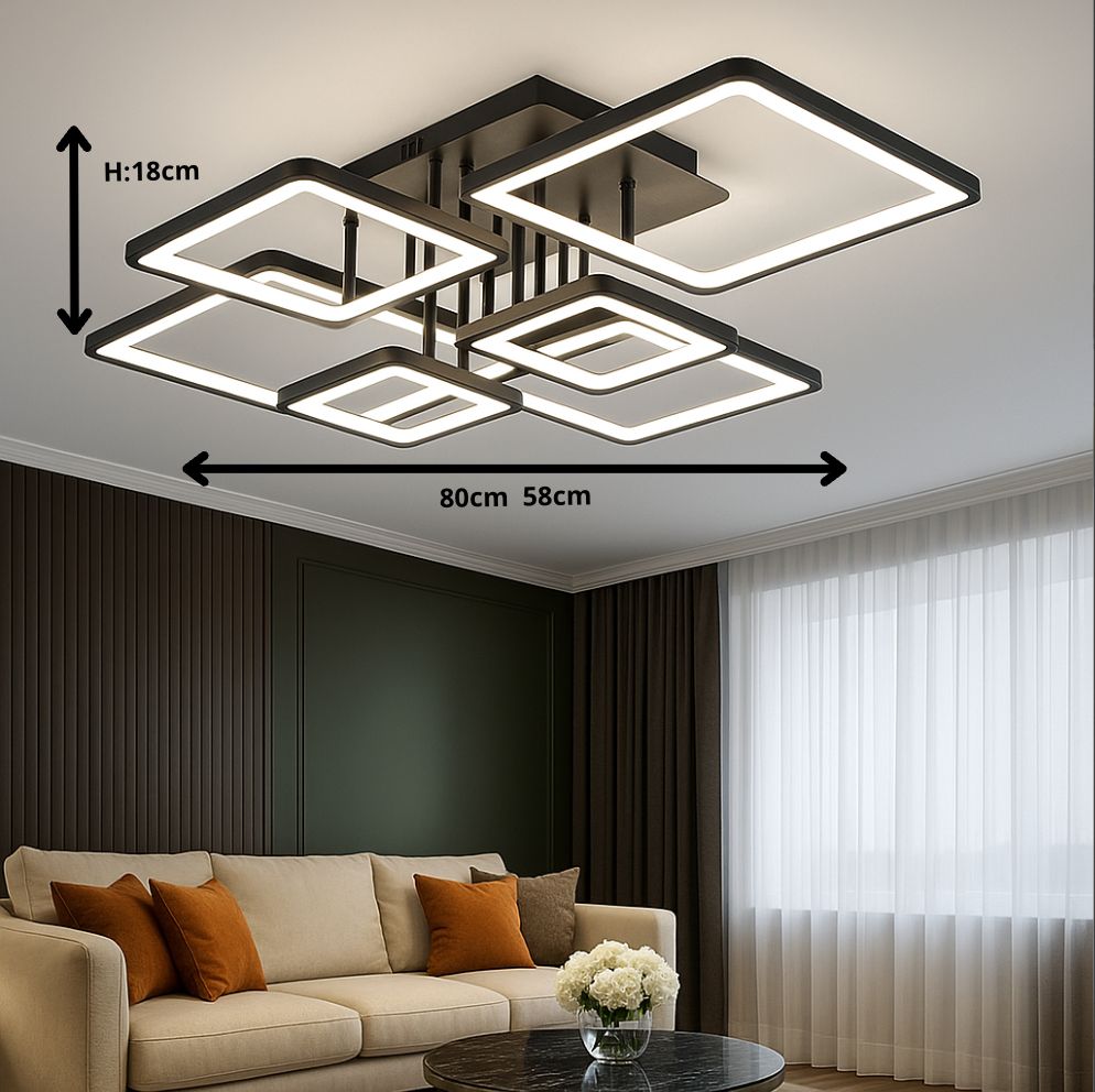 Suspension LED Élancée – Design Industriel