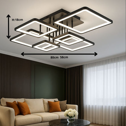 Suspension LED Élancée – Design Industriel