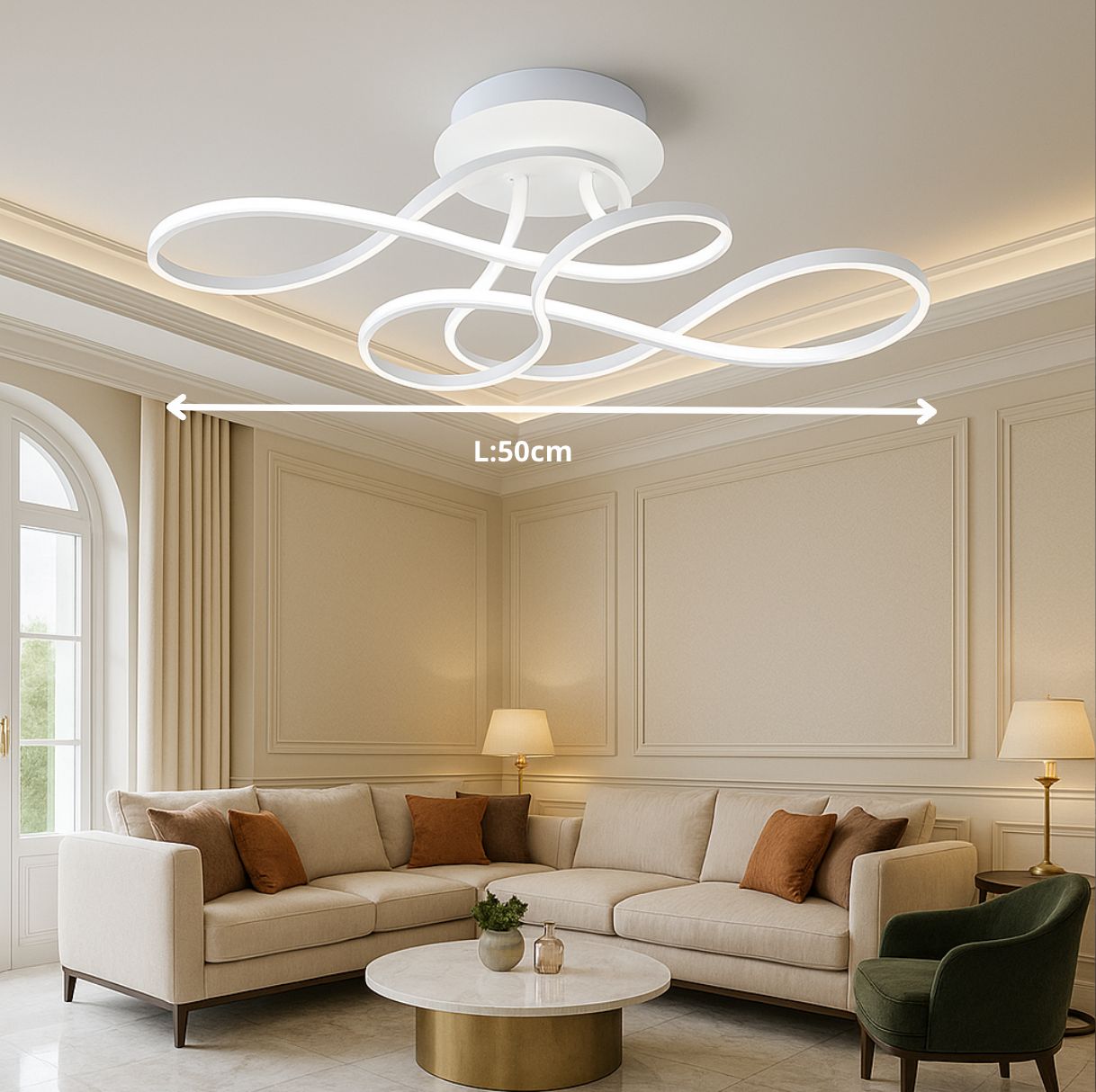 Plafonnier LED Premium – Éclairage Chic