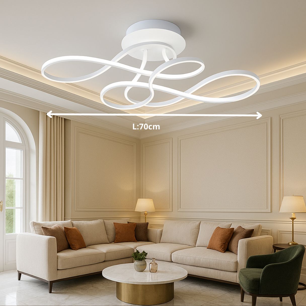 Plafonnier LED Premium – Éclairage Chic