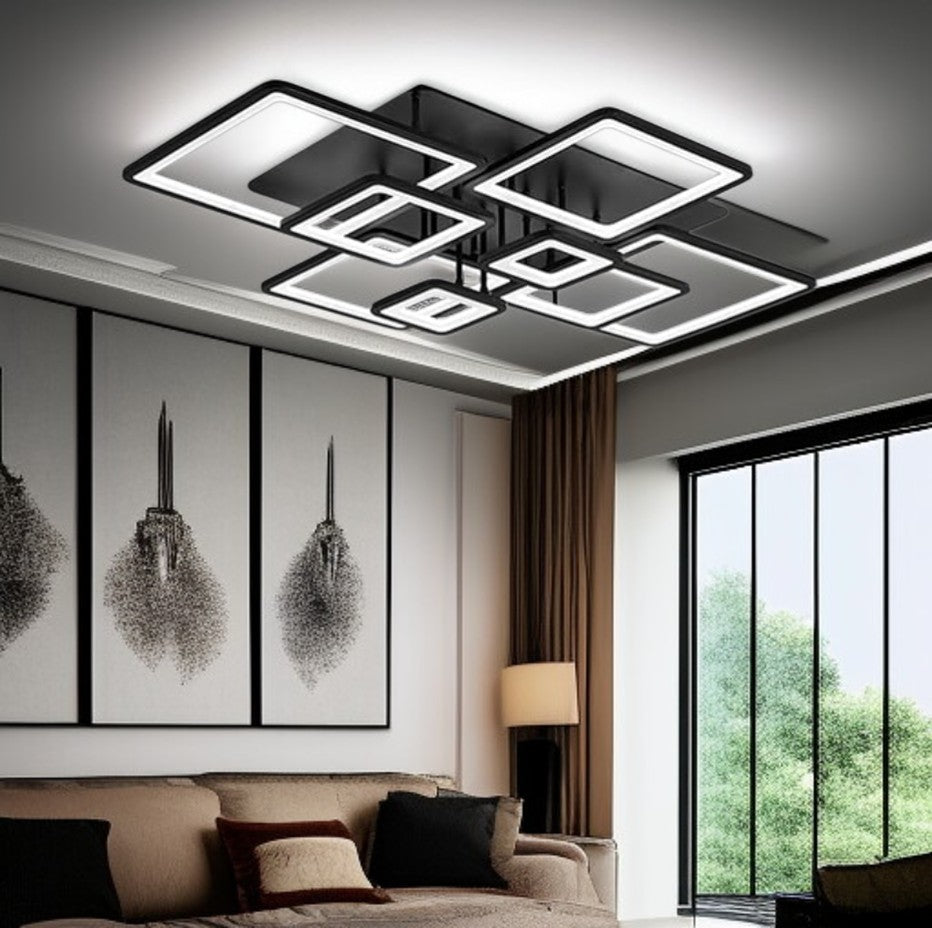 Suspension LED Élancée – Design Industriel