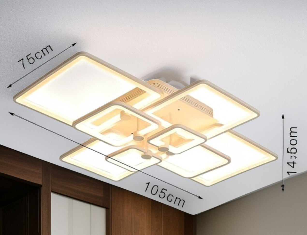 Suspension LED Élancée – Design Industriel