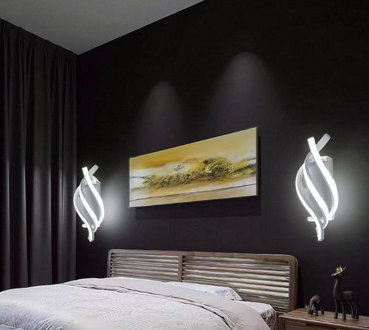 Applique Murale Spirale LED Moderne