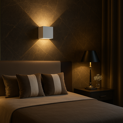 Applique Murale LED Cubique Élégante