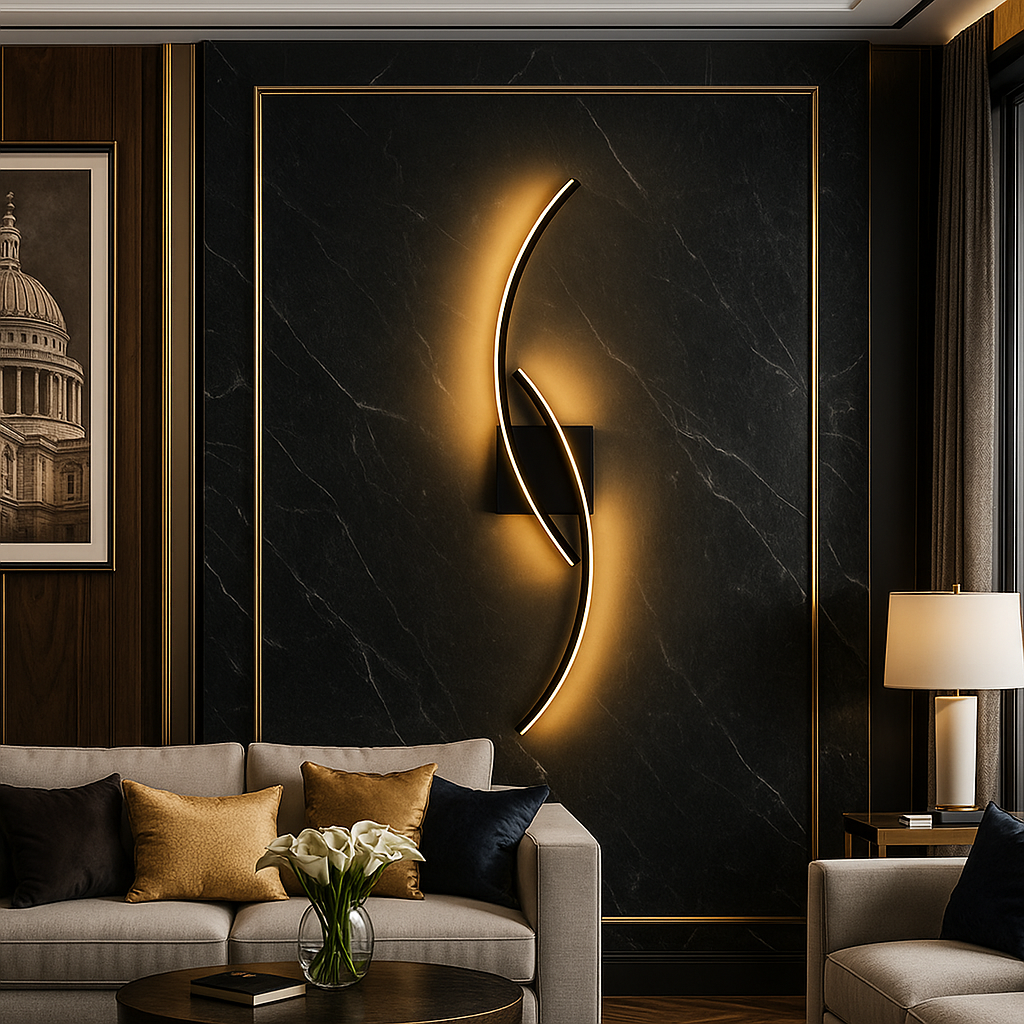 Applique Murale Courbe Élégante