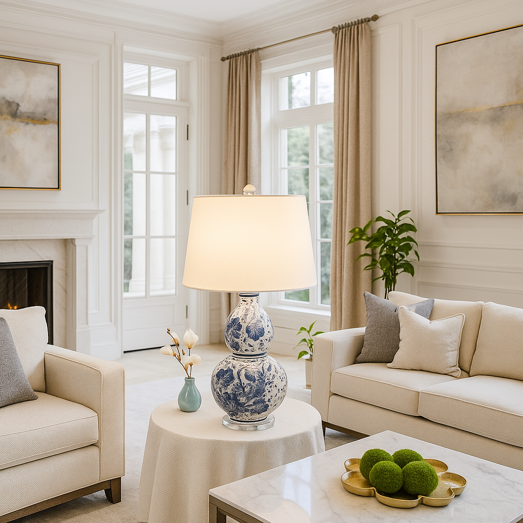 Lampe Porcelaine Royale