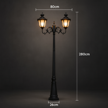 Lampadaire Classique Double Extérieur