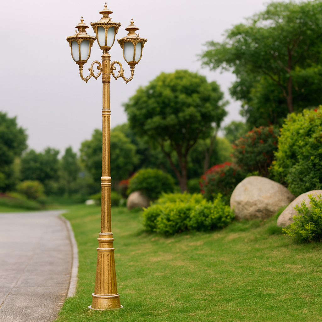 Lampadaire Classique Double Extérieur