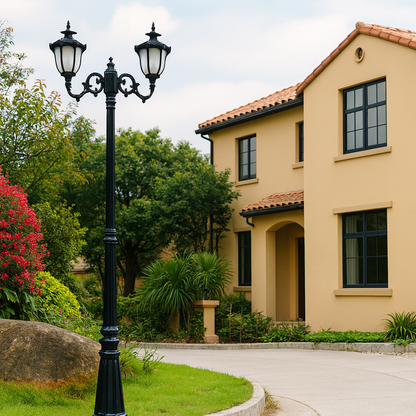Lampadaire Classique Double Extérieur