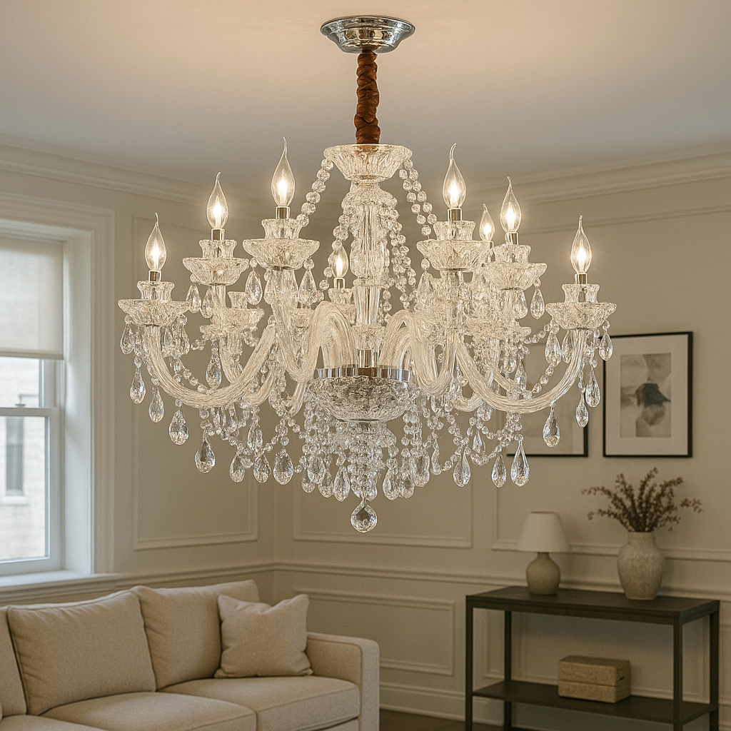 Suspension Cristalline – Design Moderne