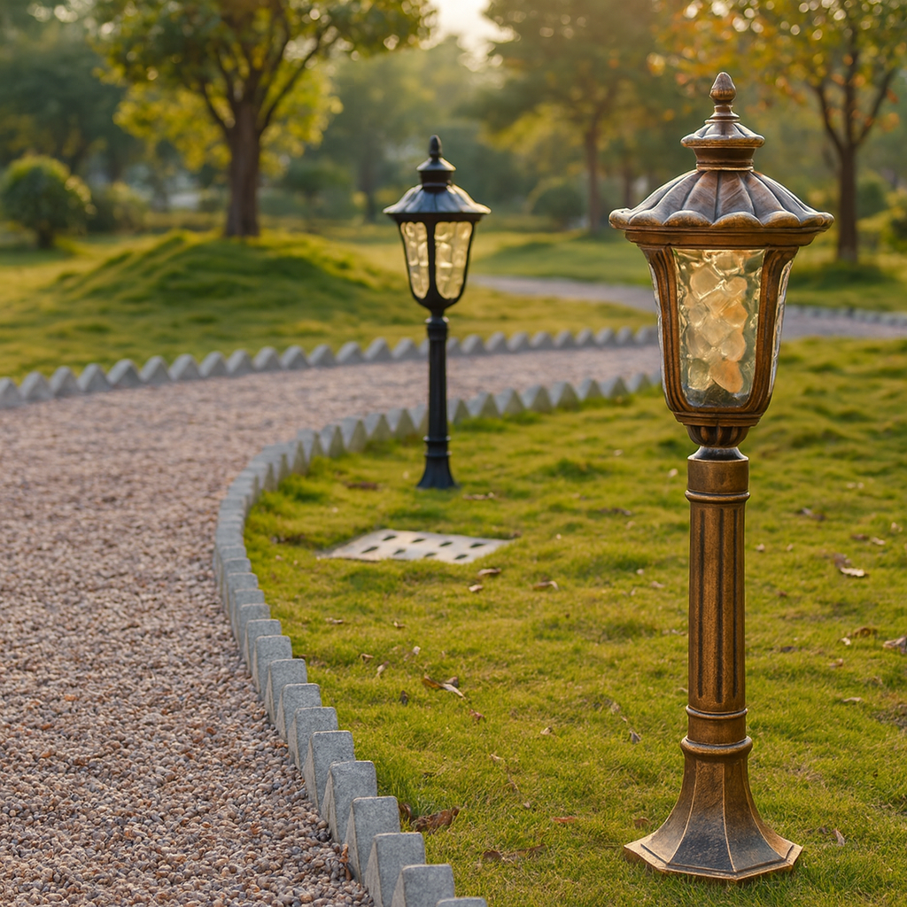 Lampe Jardin Vintage