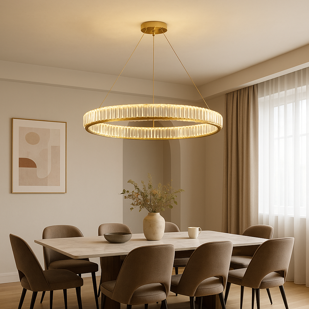 Lustre Architectural en Cristal