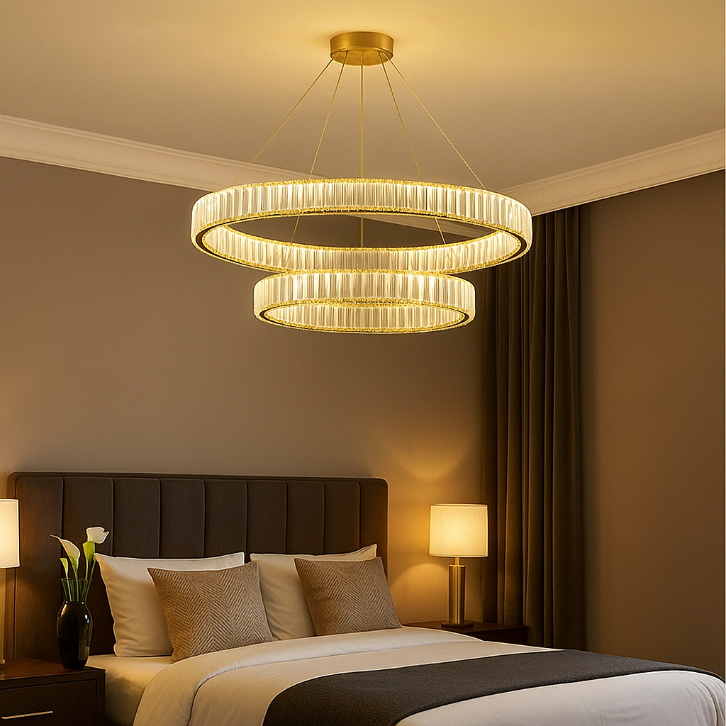 Lustre Architectural en Cristal