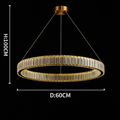 Lustre Architectural en Cristal