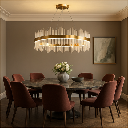 Lustre Couronne Royale – Style Princesse