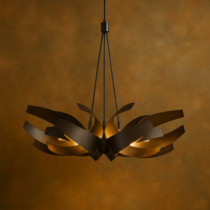 Lustre LED Sculptural – Design Moderne