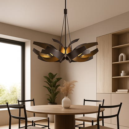 Lustre LED Sculptural – Design Moderne