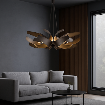 Lustre LED Sculptural – Design Moderne