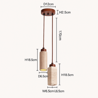 Suspension Wabi-Sabi – Style Nordique