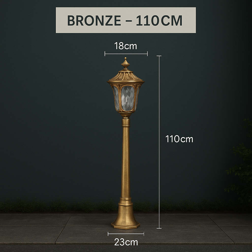 Lampe Jardin Vintage