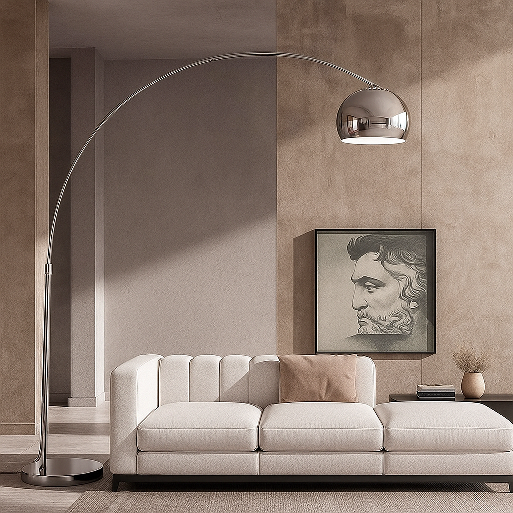 Lampadaire Forge Moderne – Fer Élancé