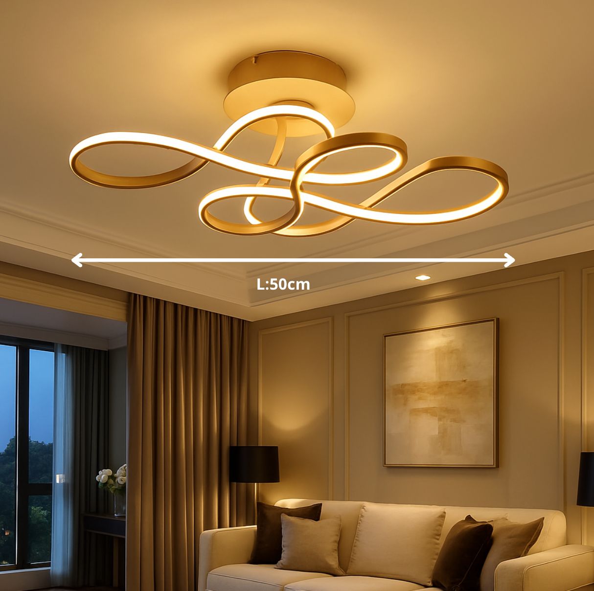 Plafonnier LED Premium – Éclairage Chic