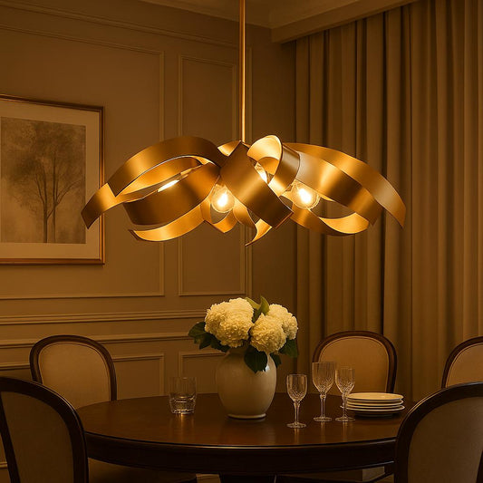 Lustre LED Sculptural – Design Moderne
