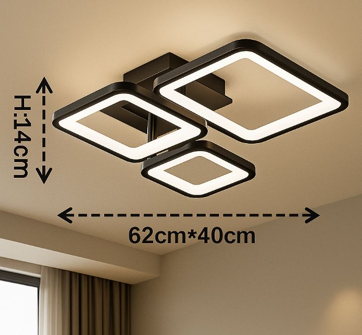 Suspension LED Élancée – Design Industriel
