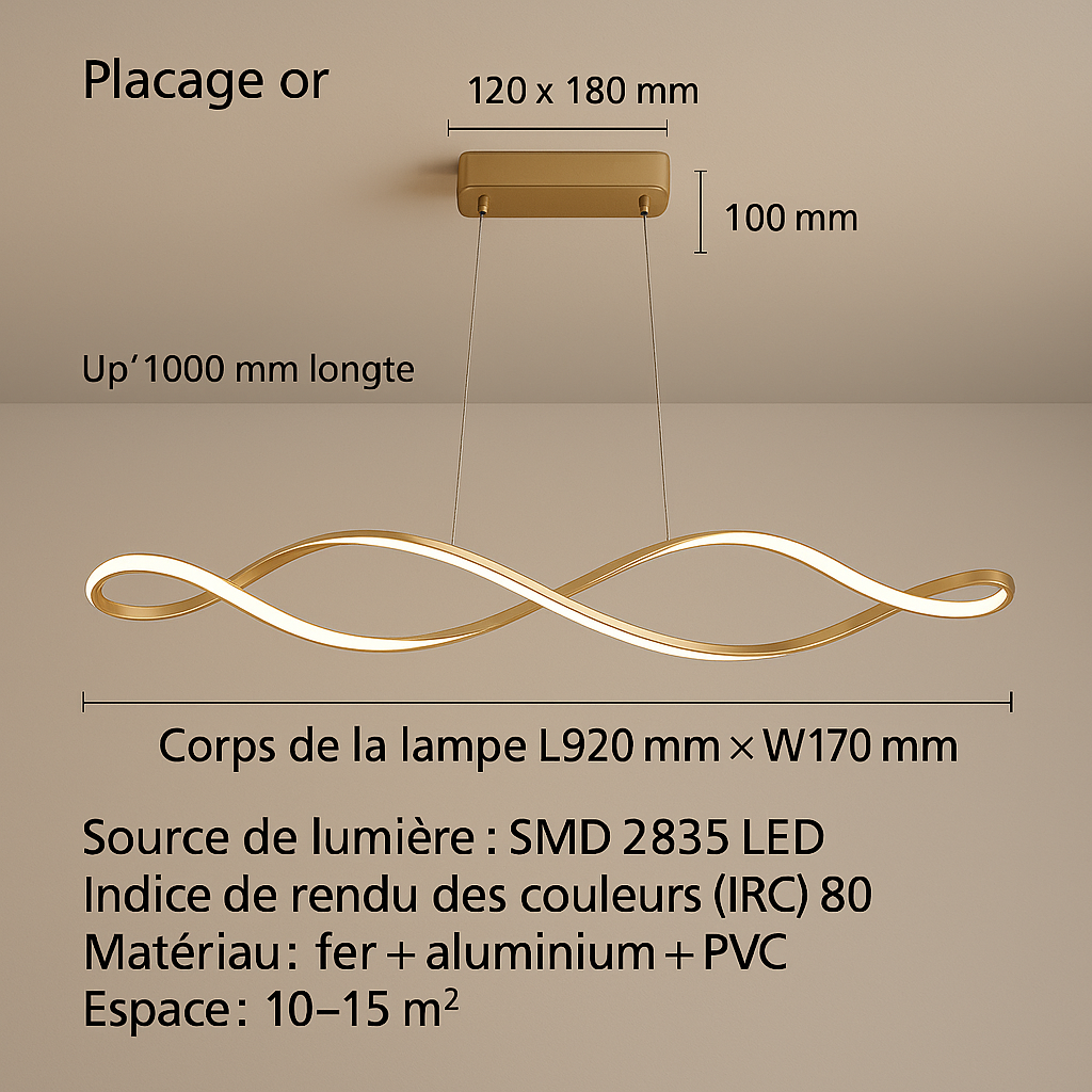 Suspension LED Moderne pour salle à manger / salon / chambre